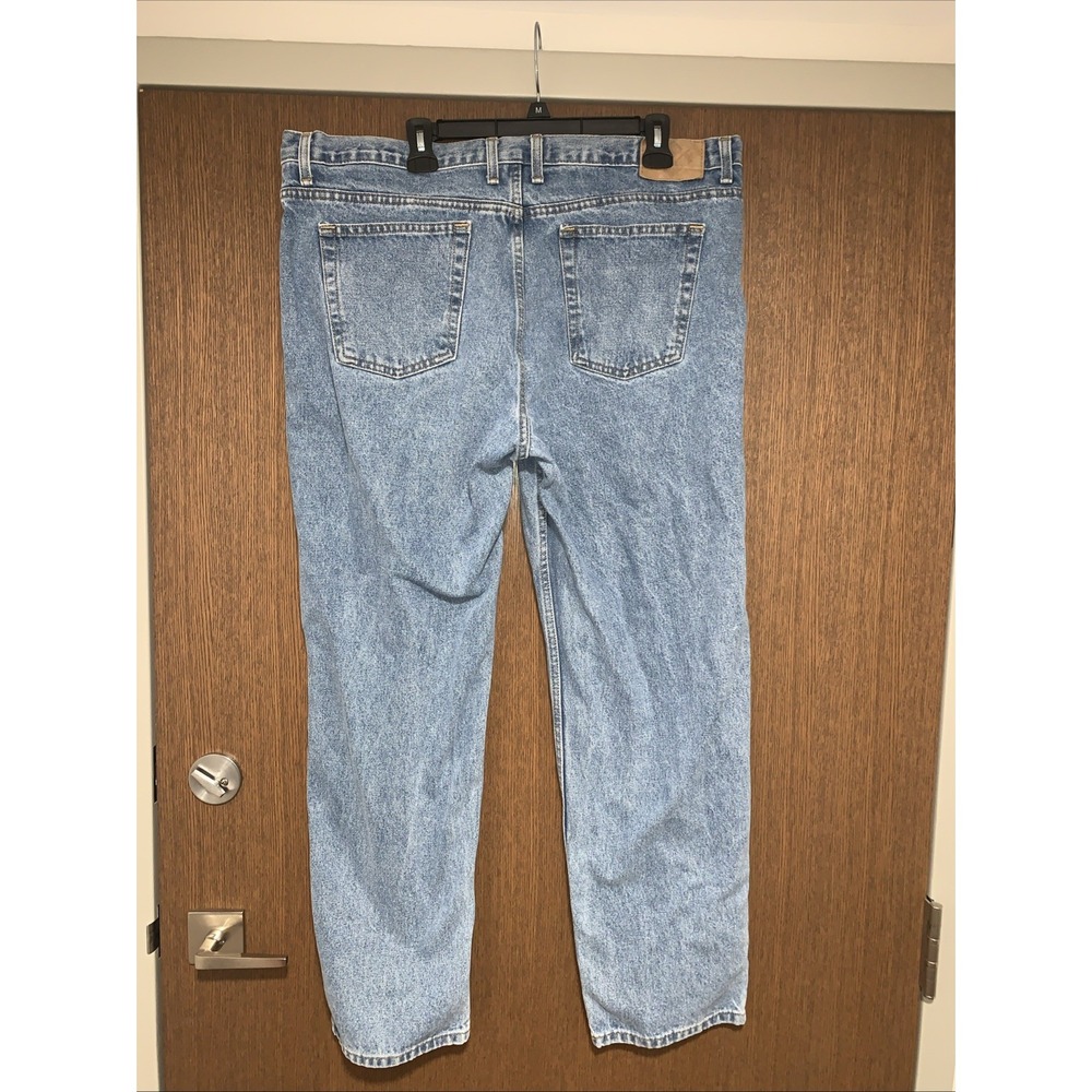 VTG Members Mark Men's Relaxed Denim Jeans 40x30 Stonewash Denim